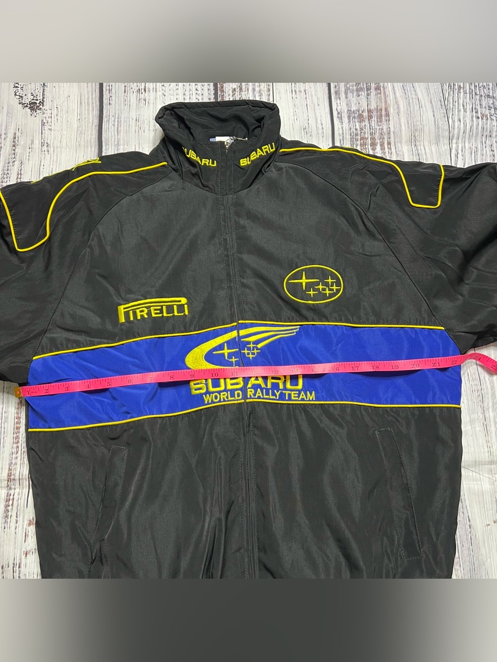 Jackets 4 Racing Subaru Black & Blue Racing Puff Jacket - Picture 11 of 16